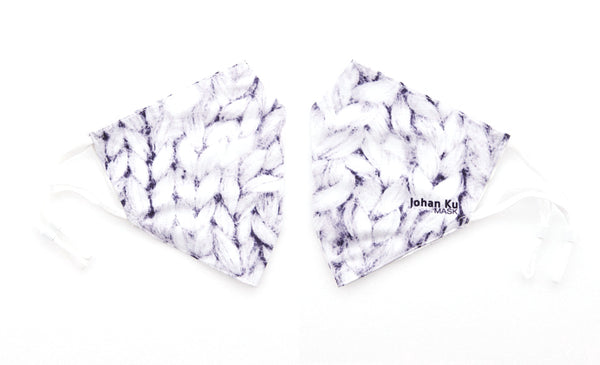 Johan Ku品牌10周年紀念商品，全套共21件不同圖案，本件圖案選自2020年發表的第19個系列《It's All About Knit》