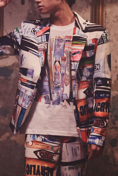 "The Painters" Collection- Painting Tools POP Graphic Print T-Shirt -White