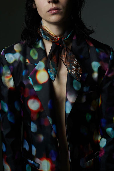 Slade Collection- Colourful Dots Printed Blazer - Johan Ku Shop