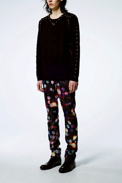 Slade Collection- Colourful Dots Printed Trouser - Johan Ku Shop