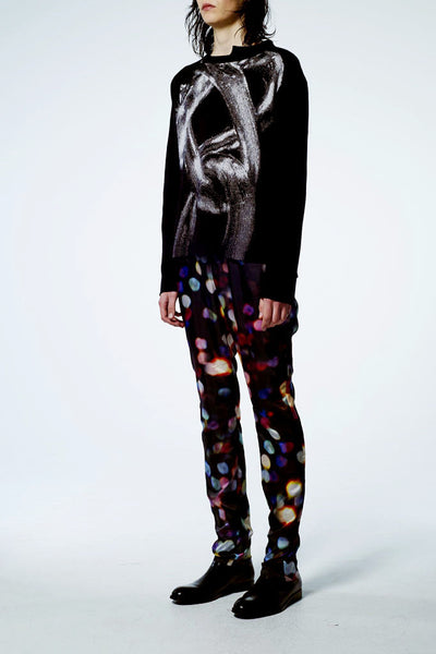 Slade Collection- Chain Graphic Knitted Jacquard Top - Johan Ku Shop