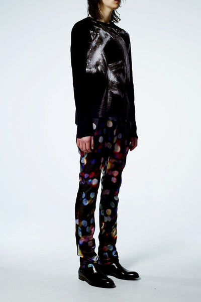 Slade Collection- Chain Graphic Knitted Jacquard Top - Johan Ku Shop