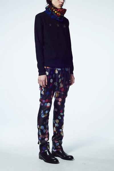 Slade Collection- Star Rivet Details Round Collar Top - Johan Ku Shop