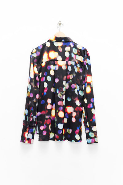 Slade Collection- Velvet Goldmine Inspired Printed Dots Shirt - Johan Ku Shop