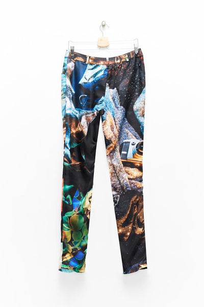 Slade Collection- Velvet Goldmie Inspired Graphic Printed Trouser - Johan Ku Shop