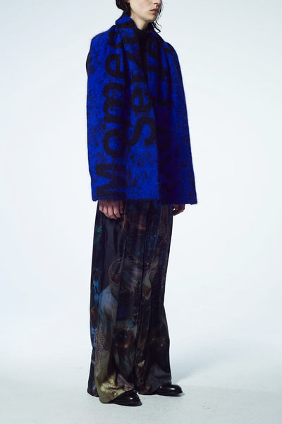 Slade Collection- Velvet Goldmie Inspired Graphic Printed Volume Trouser - Johan Ku Shop