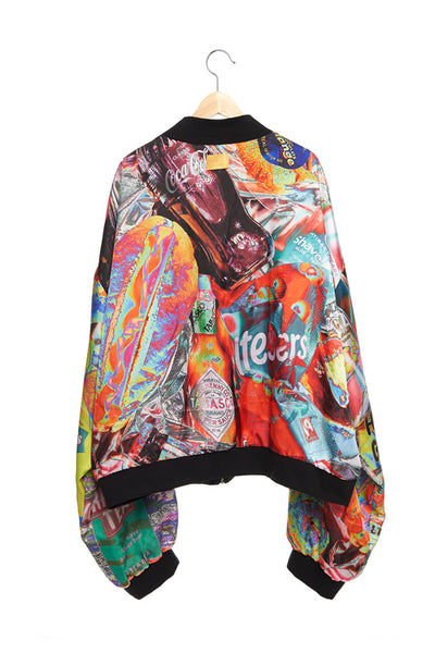 Andy Collection- Double Face Over-sized Graphic Coat - Johan Ku Shop