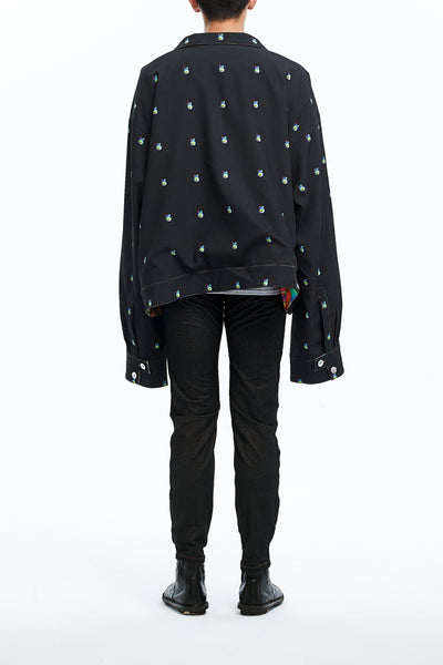Andy Collection- Over-sized Graphic Dots Coat - Johan Ku Shop