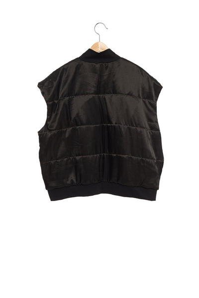 Andy Collection- Double Face Over-sized Graphic Vest - Johan Ku Shop