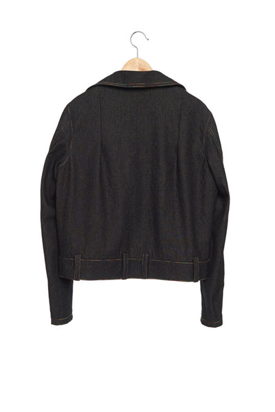 Andy Collection- Rainbow Detailed Biker Jacket - Johan Ku Shop