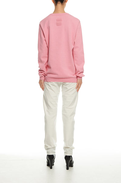 Andy Collection- 2.5D Square Detail Knitted V Neck Top- Pink - Johan Ku Shop