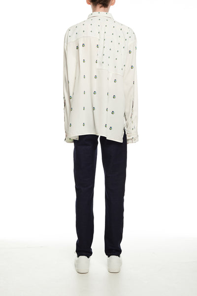 Andy Collection- Over-sized Graphic Dots Shirt - Johan Ku Shop