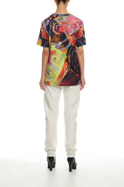 Andy Collection- British Supermarket Inspired Full Colour T-Shirt - Mustard - Johan Ku Shop