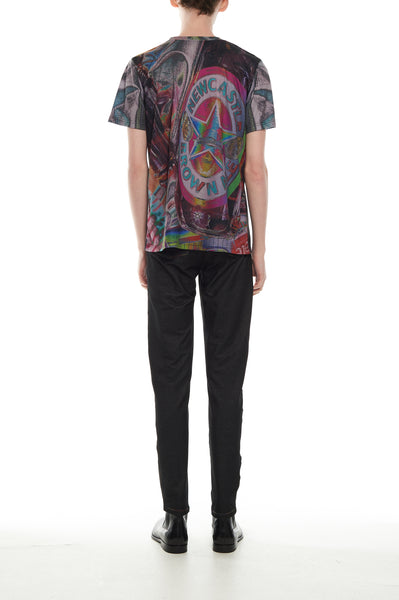 Andy Collection- British Supermarket Inspired Full Print T-Shirt - Glasses(Dark) - Johan Ku Shop