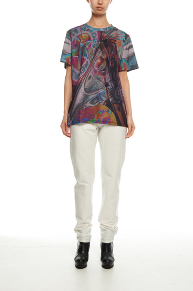 Andy Collection- British Supermarket Inspired Full Print T-Shirt - Glasses(Dark) - Johan Ku Shop
