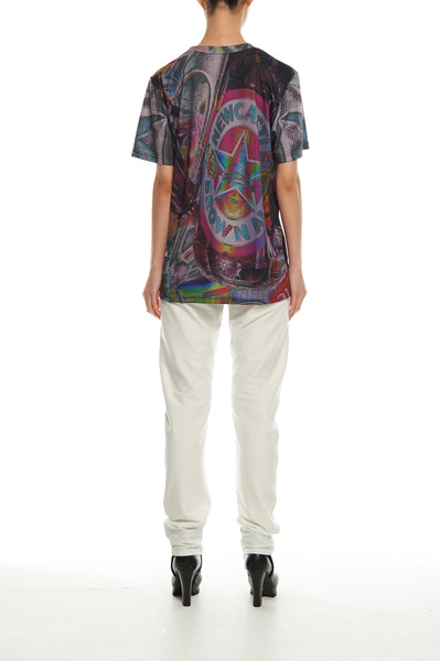 Andy Collection- British Supermarket Inspired Full Print T-Shirt - Glasses(Dark) - Johan Ku Shop