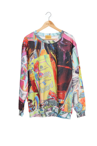 Andy Collection- British Supermarket Inspired Full Colour Sweatshirt - Mustard - Johan Ku Shop