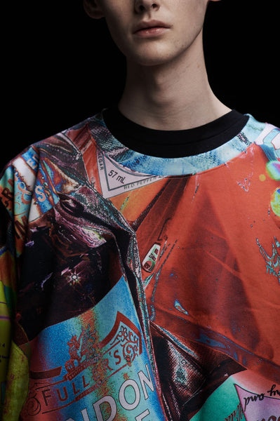 Andy Collection- British Supermarket Inspired Full Colour Sweatshirt - Glasses - Johan Ku Shop