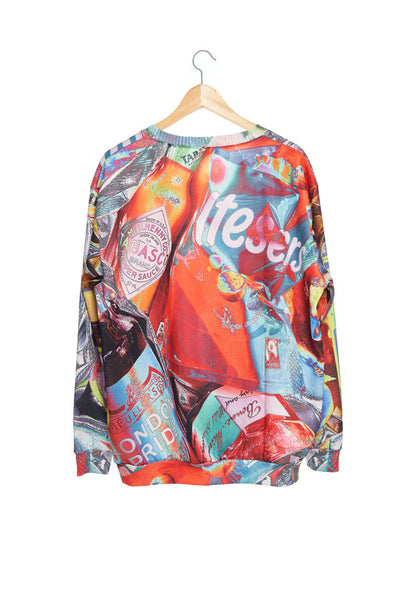 Andy Collection- British Supermarket Inspired Full Colour Sweatshirt - Glasses - Johan Ku Shop