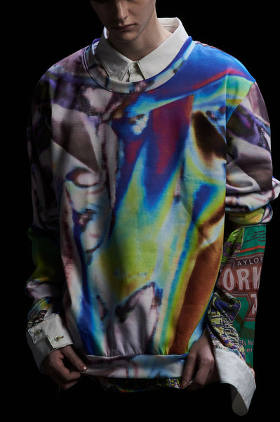 Andy Collection- British Supermarket Inspired Full Colour Sweatshirt - Tin Foil - Johan Ku Shop