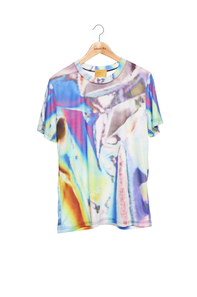 Andy Collection- Full Colour Tin Foil Graphic T-Shirt - Johan Ku Shop