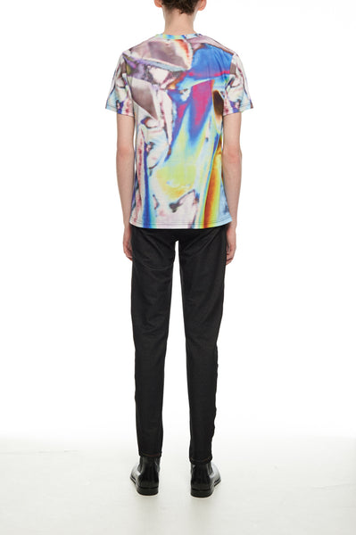 Andy Collection- Full Colour Tin Foil Graphic T-Shirt - Johan Ku Shop