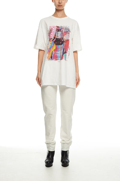 Andy Collection- British Supermarket Inspired Graphic T-Shirt - Wine(White) - Johan Ku Shop