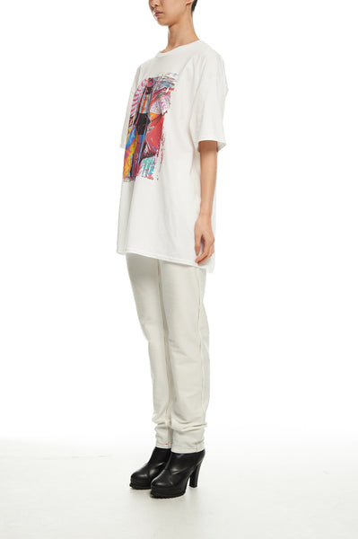 Andy Collection- British Supermarket Inspired Graphic T-Shirt - Wine(White) - Johan Ku Shop