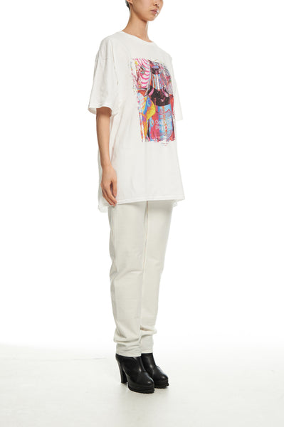 Andy Collection- British Supermarket Inspired Graphic T-Shirt - Wine(White) - Johan Ku Shop