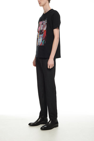 Andy Collection- British Supermarket Inspired Graphic T-Shirt - Wine(Black) - Johan Ku Shop
