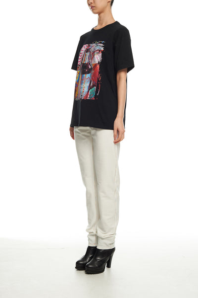 Andy Collection- British Supermarket Inspired Graphic T-Shirt - Wine(Black) - Johan Ku Shop