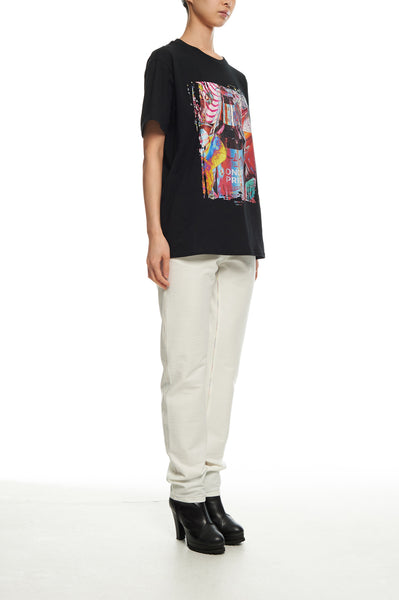 Andy Collection- British Supermarket Inspired Graphic T-Shirt - Wine(Black) - Johan Ku Shop