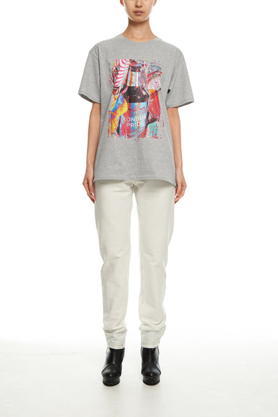 Andy Collection- British Supermarket Inspired Graphic T-Shirt - Wine(Gray) - Johan Ku Shop