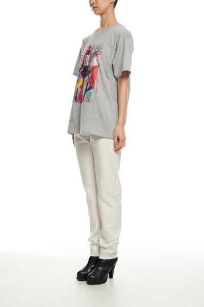 Andy Collection- British Supermarket Inspired Graphic T-Shirt - Wine(Gray) - Johan Ku Shop