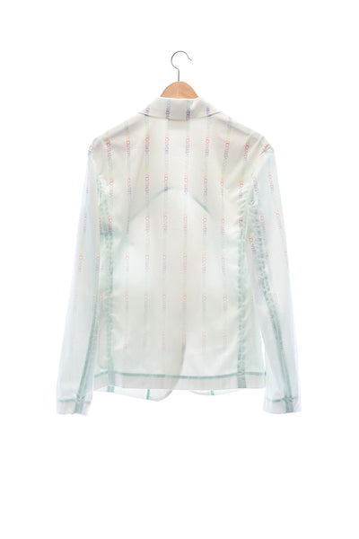 Elioliver Collection- "Elioliver" Wording Graphic Jacket - Pastel Rainbow - Johan Ku Shop