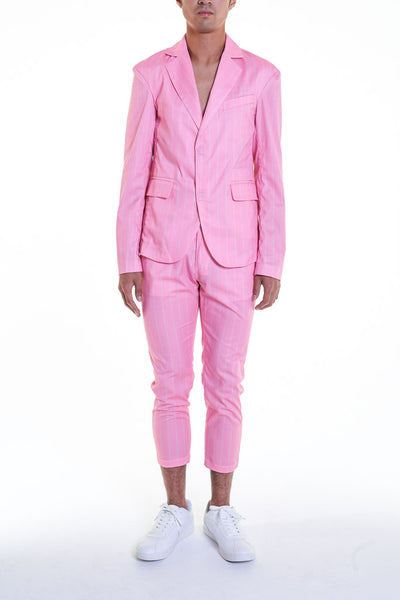 Elioliver Collection- "Elioliver" Wording Graphic Jacket -Pink - Johan Ku Shop