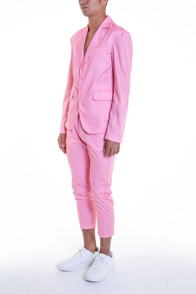 Elioliver Collection- "Elioliver" Wording Graphic Jacket -Pink - Johan Ku Shop
