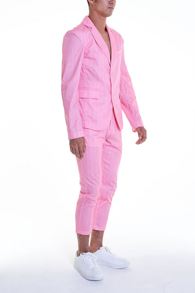 Elioliver Collection- "Elioliver" Wording Graphic Jacket -Pink - Johan Ku Shop
