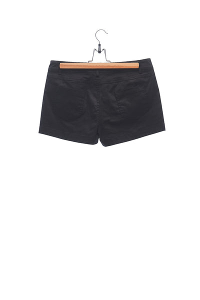 Elioliver Collection- Pastel Rainbow Detailed Hot Pants - 黑色