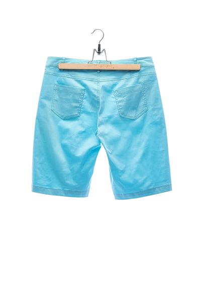 Elioliver Collection- Pastel Rainbow Detailed Short Pants - Powder Blue
