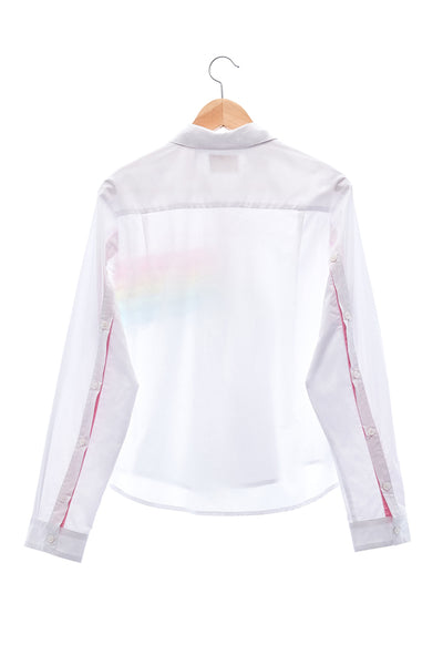 Elioliver Collection- Pastel Rainbow Details Short Shirt - Johan Ku Shop