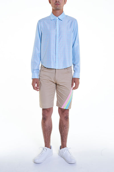 Elioliver Collection- Elioliver Graphic Plaid Shirt - Johan Ku Shop