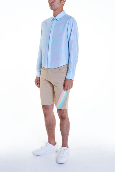 Elioliver Collection- Elioliver Graphic Plaid Shirt - Johan Ku Shop