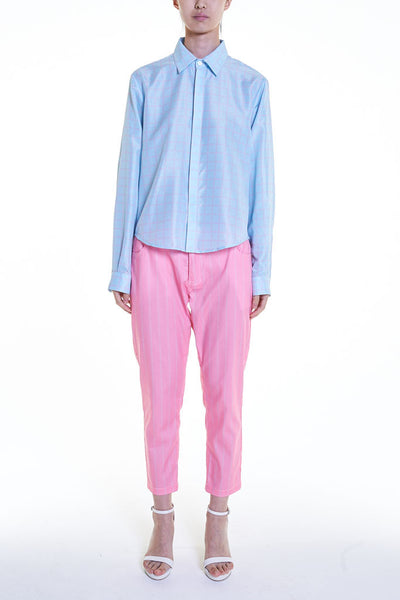 Elioliver Collection- Elioliver Graphic Plaid Shirt - Johan Ku Shop