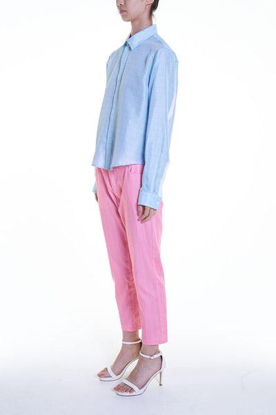 Elioliver Collection- Elioliver Graphic Plaid Shirt - Johan Ku Shop