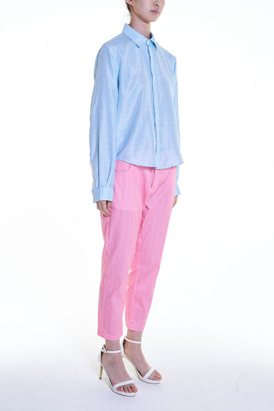 Elioliver Collection- Elioliver Graphic Plaid Shirt - Johan Ku Shop