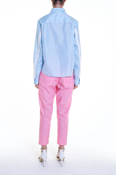 Elioliver Collection- Elioliver Graphic Plaid Shirt - Johan Ku Shop