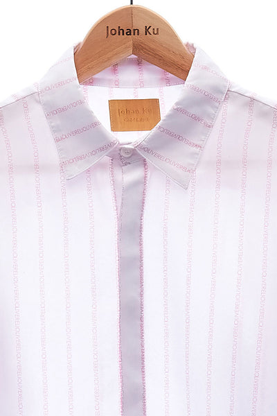 Elioliver Collection- Elioliver Graphic Strip Shirt - Johan Ku Shop