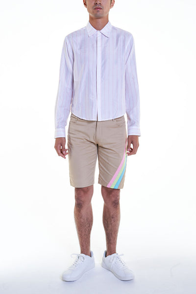 Elioliver Collection- Elioliver Graphic Strip Shirt - Johan Ku Shop