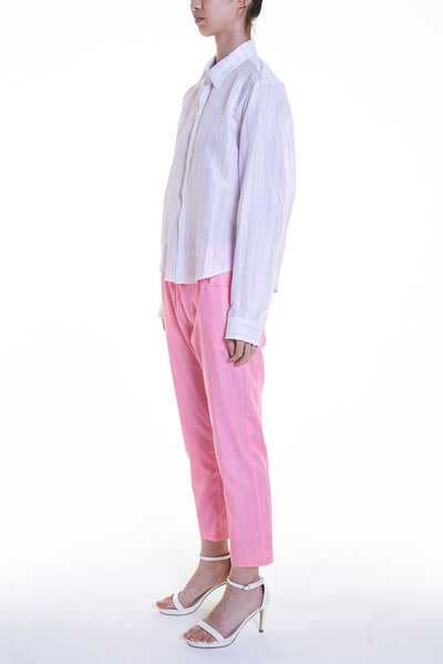 Elioliver Collection- Elioliver Graphic Strip Shirt - Johan Ku Shop